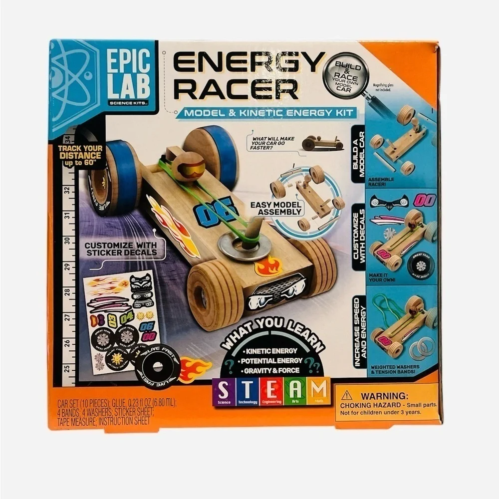 2 For $20* Energy Racer Kit - New STEM STEAM toy
